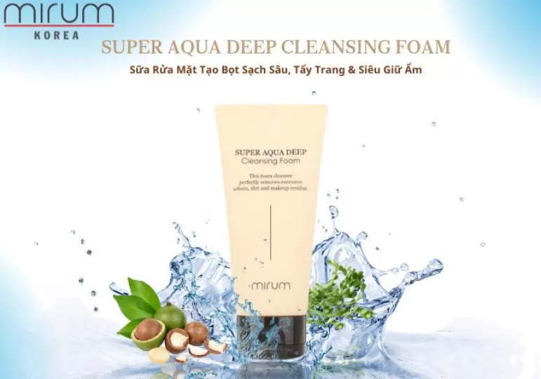 “BỎ TÚI" SỮA RỬA MẶT TỐT NHẤT HIỆN NAY, PHÙ HỢP CHO MỌI LOẠI DA
